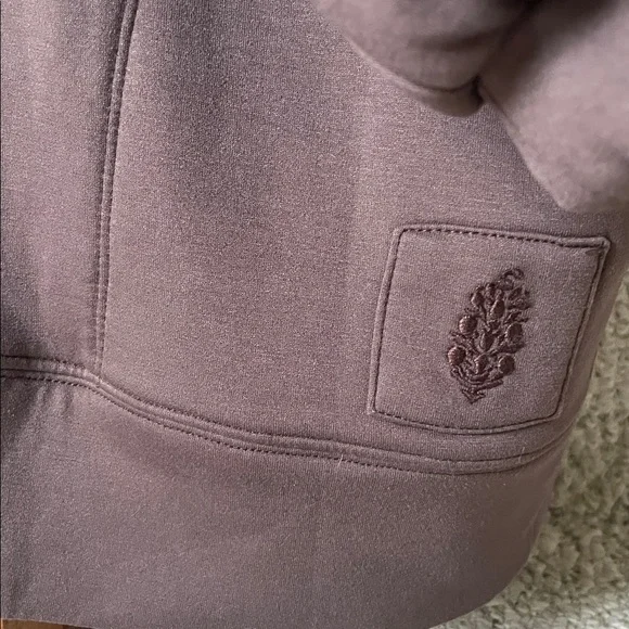 Free People Movement Slouchy Oversized Turtleneck Pullover Sweater Brown NEW - Picture 6 of 13